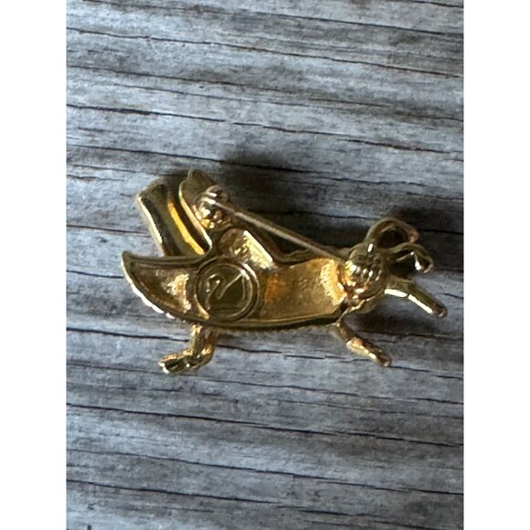 Swarovski Grasshopper Brooch Pin With Pave Crystals Retired - Picture 4 of 6